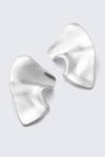 Silver - Sculpted Earrings - 4