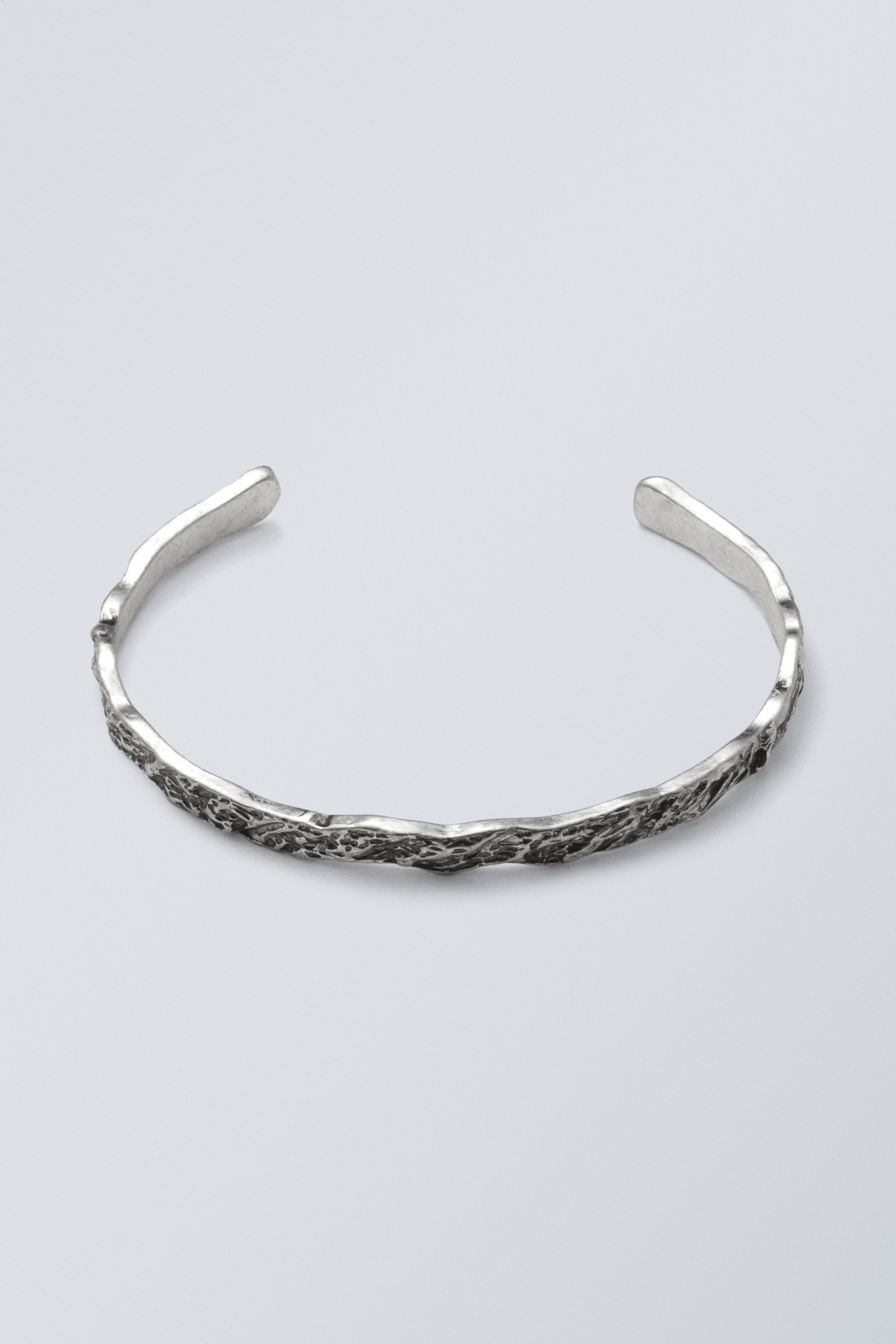 Sølv - Smashed Bangle Bracelet