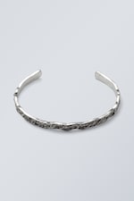Sølv - Smashed Bangle Bracelet - 0