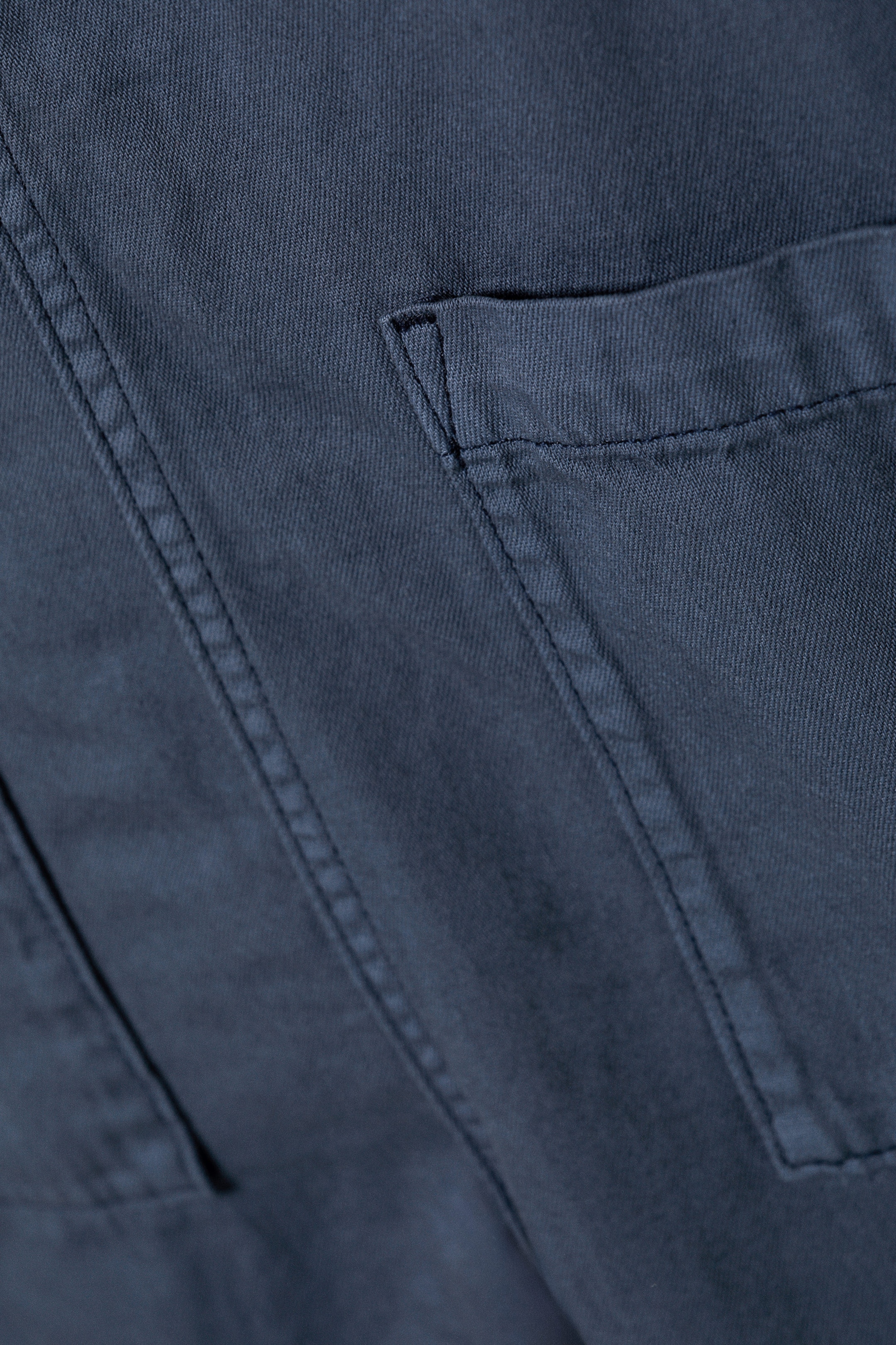 Blau - Bequeme Latzhose mit geradem Bein - 5