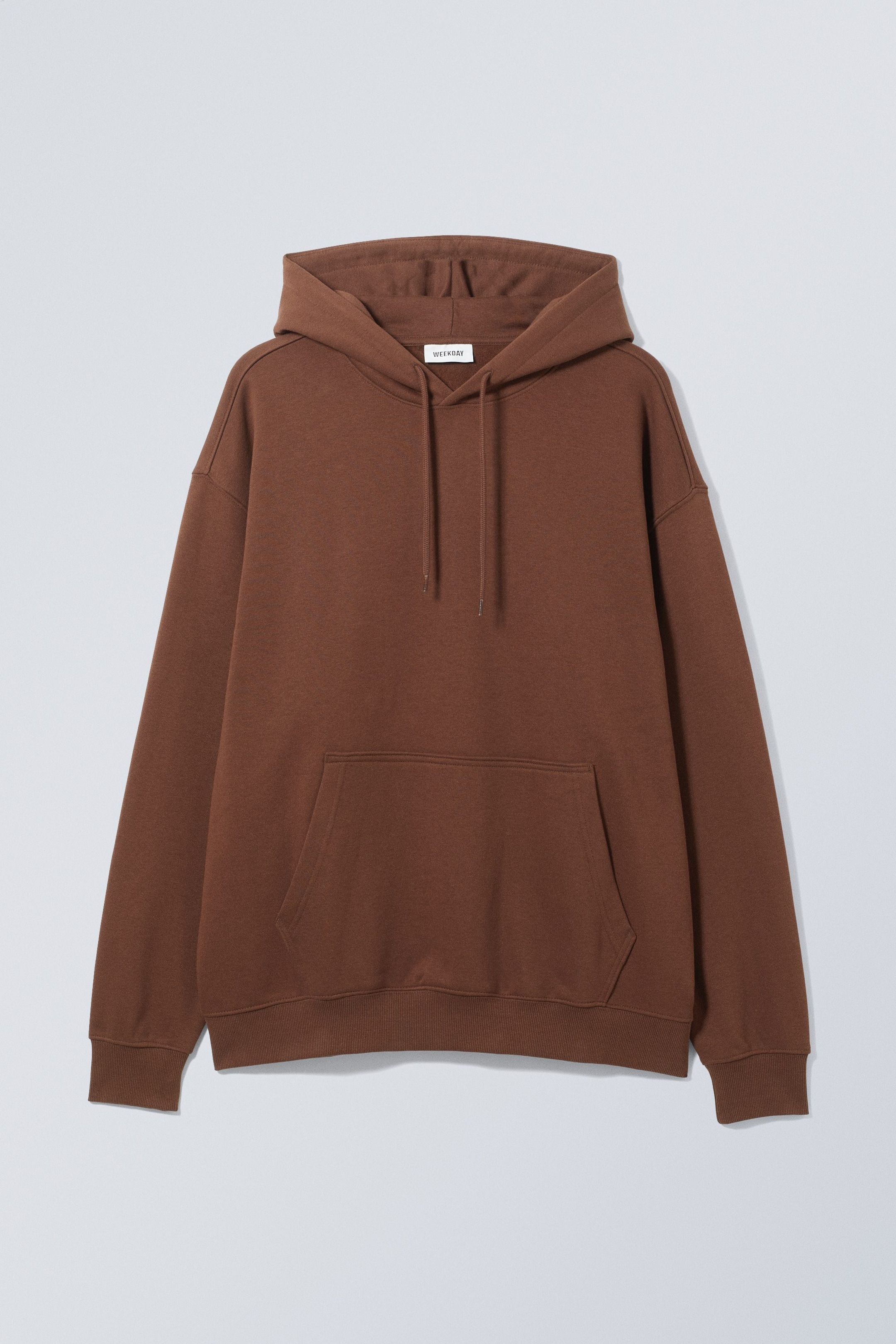 Dark brwon - Oversized Midweight Hoodie - 0