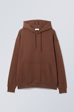 Dark brwon - Oversized Midweight Hoodie - 0