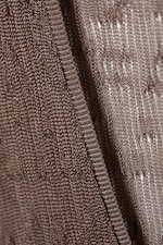 Mörk mullvad - Stickad maxiklänning med öppen rygg - 2