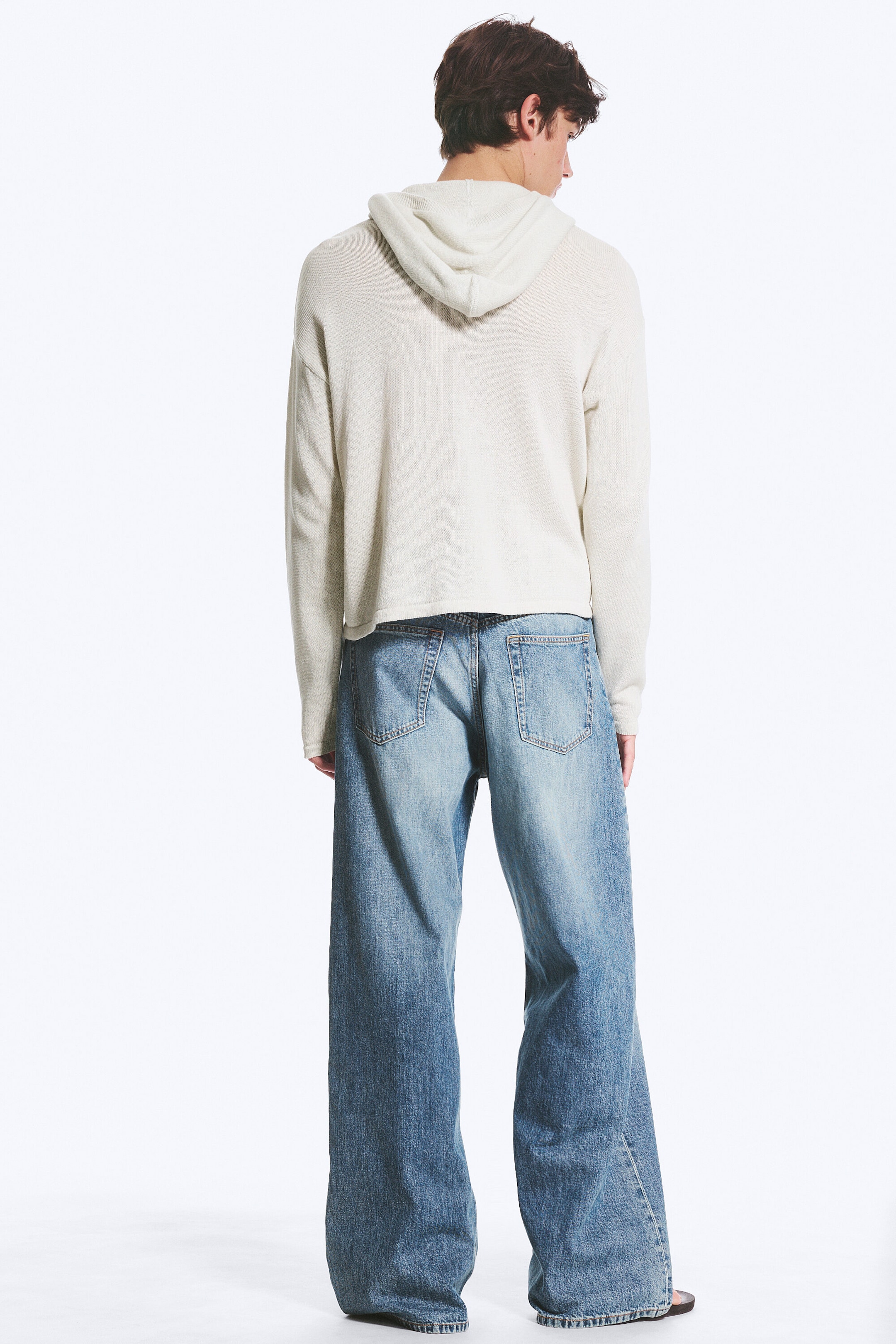 Blue Horses - Mittelblau - Solar Loose Wide Leg Unisex Jeans - 5