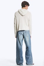 Blue Horses - Mittelblau - Solar Loose Wide Leg Unisex Jeans - 5