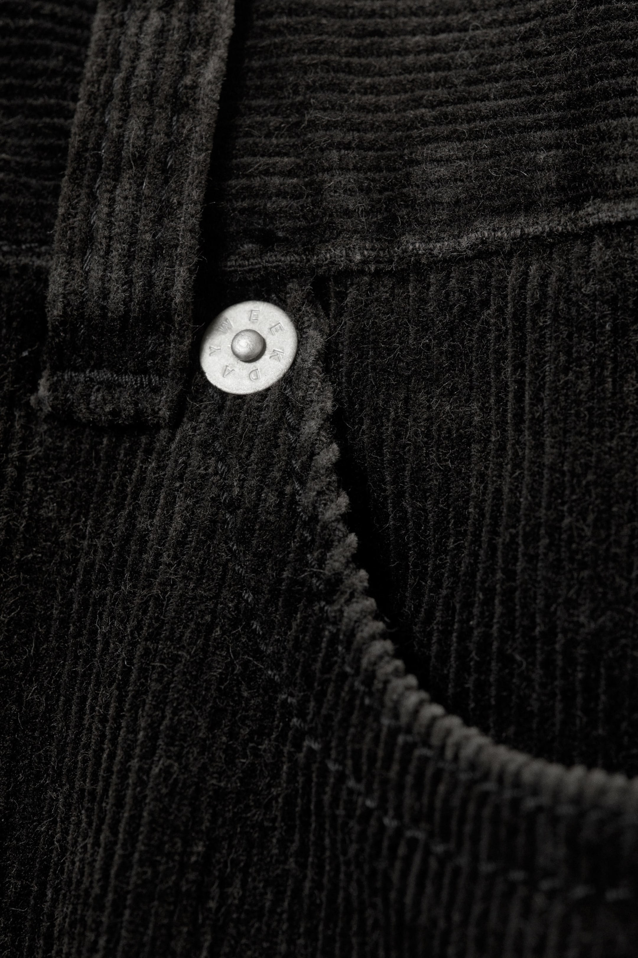 Black - Astro Loose Baggy Corduroy Shorts - 9