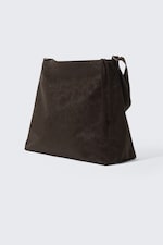 Mörk mullvad - Axelremsväska med dragkedja - 1