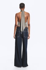 Blue Rinse - Dunkelblau - Solar Loose Wide Leg Unisex Jeans - 4