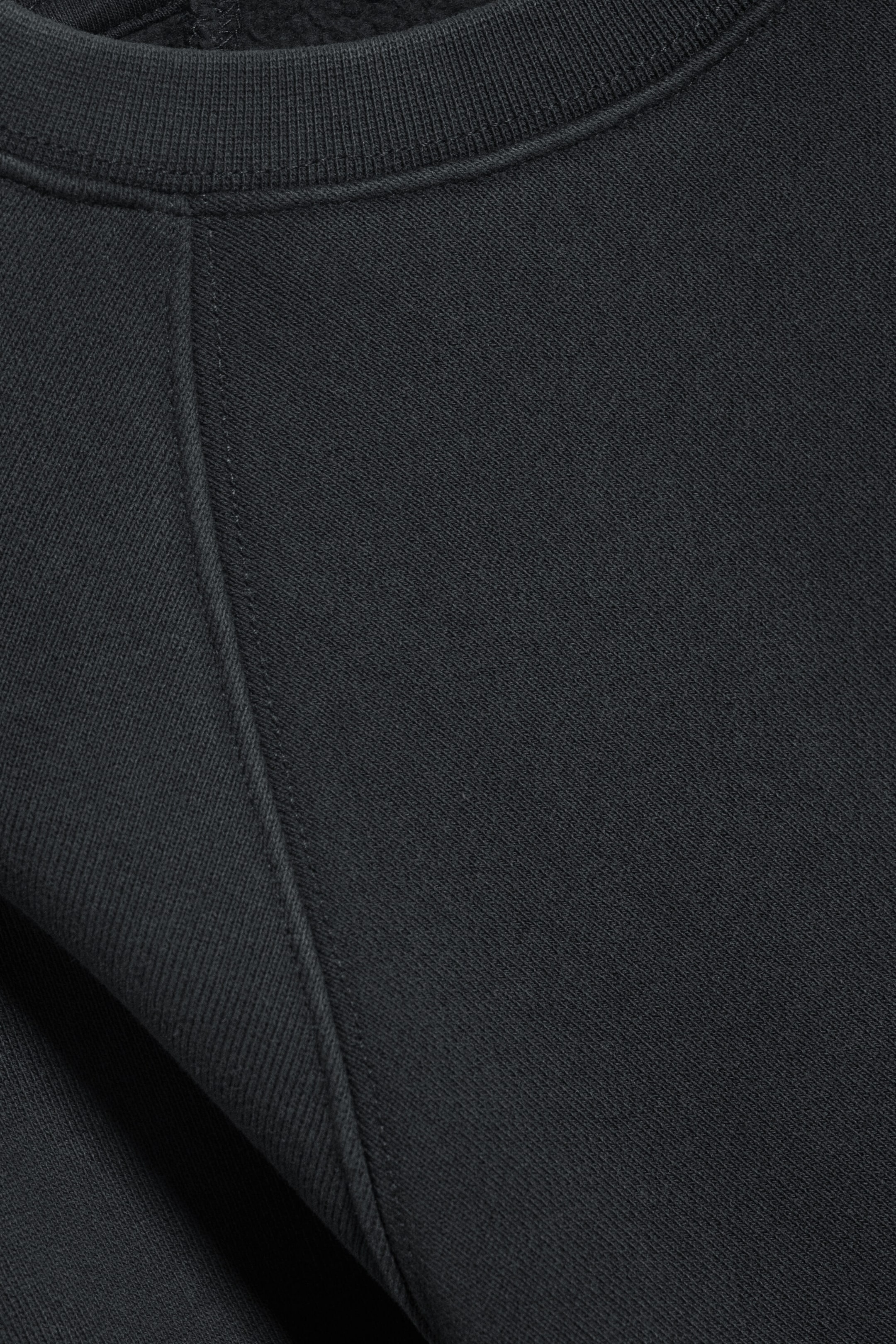 Dunkelblau - Relaxed Sweatshirt mit Boxy Fit - 4