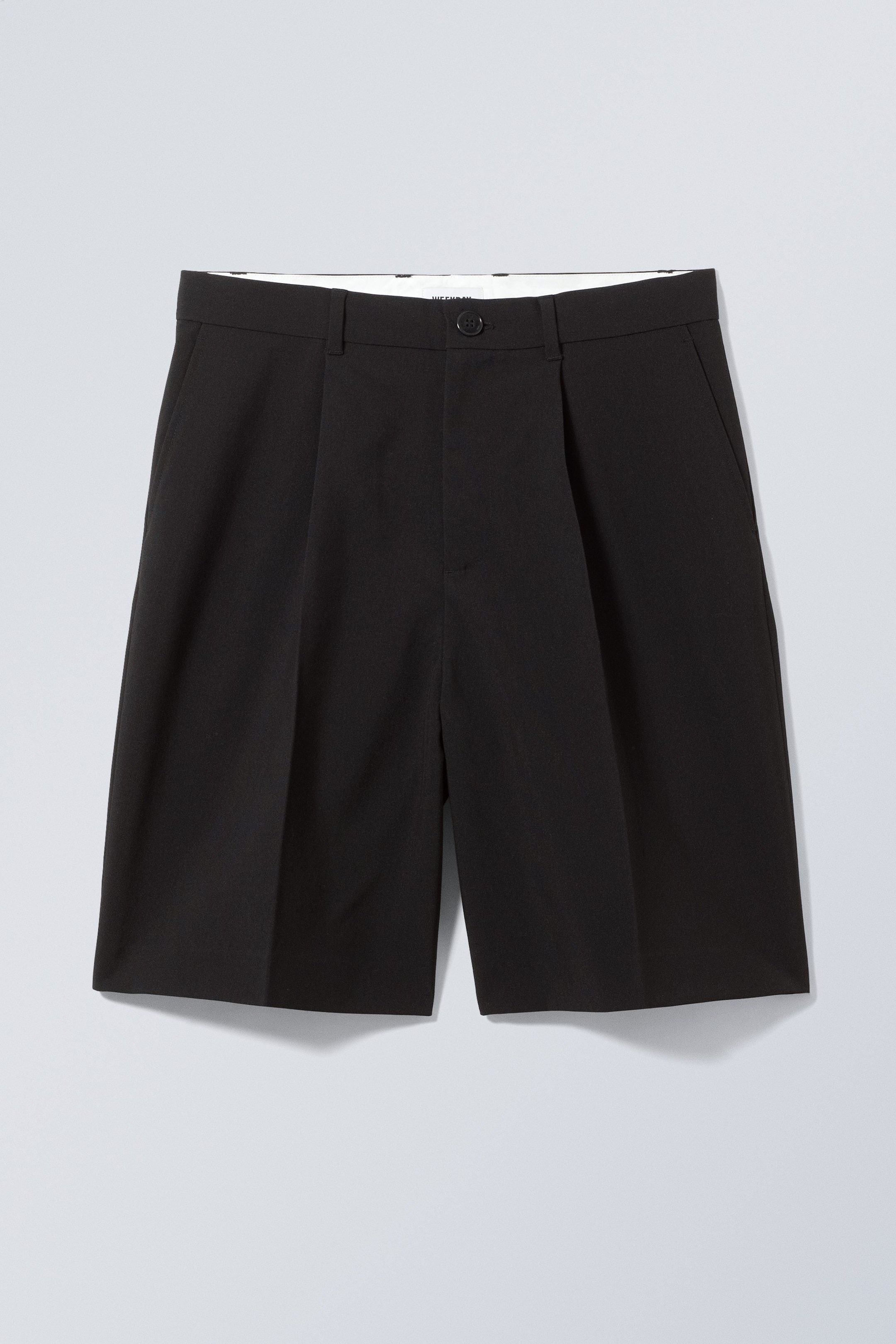 Schwarz - Oversized-Anzugshorts Uno - 1