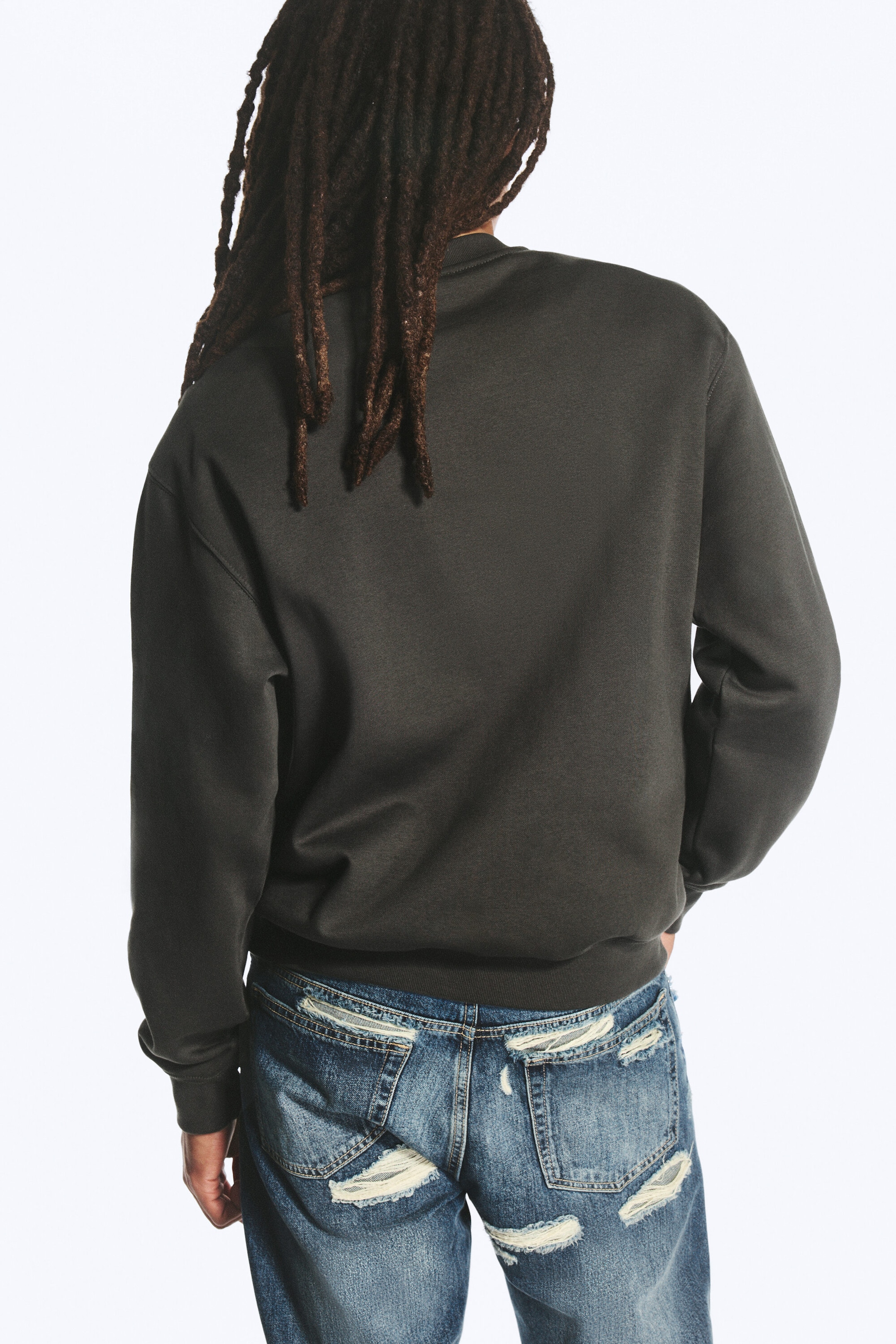 Dark Khaki Green - Classic Sweatshirt - 2