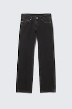 Tuned Black - Black - Arrow Low Rise Regular Straight Leg Jeans - 5