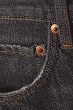 Ash Black – Noir - Jean bootcut ample Time - 1