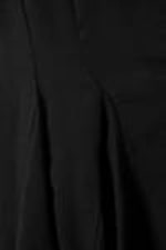 Black - Flowy V-Neck Mini Dress - 5