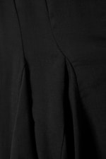 Black - Flowy V-Neck Mini Dress - 5