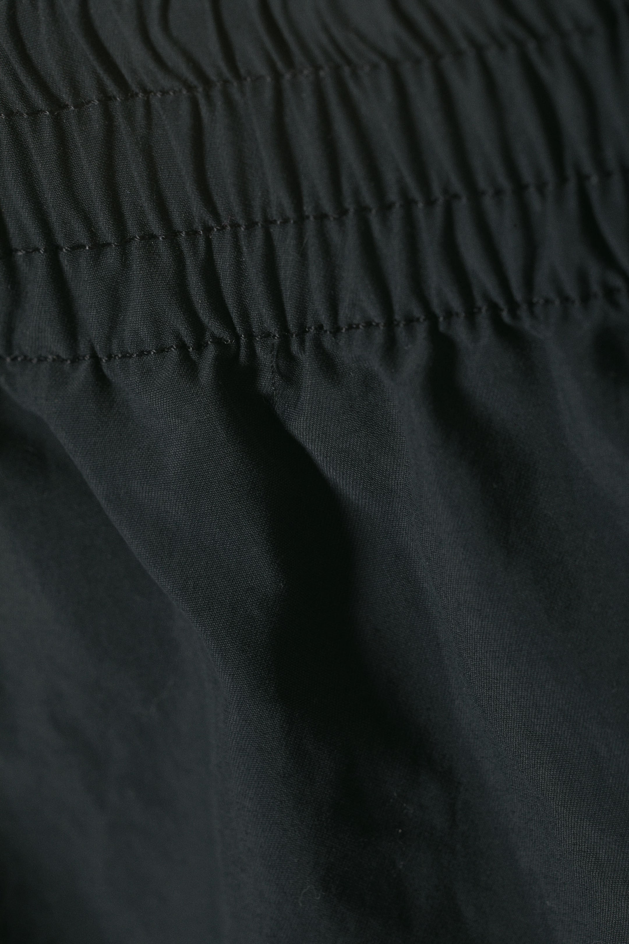 Schwarz - Sportliche Mini-Shorts aus Nylon - 1
