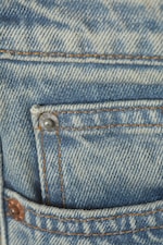 Perseus Blue - Medium Blue - Paz Mid Rise Wide Leg Jeans - 6