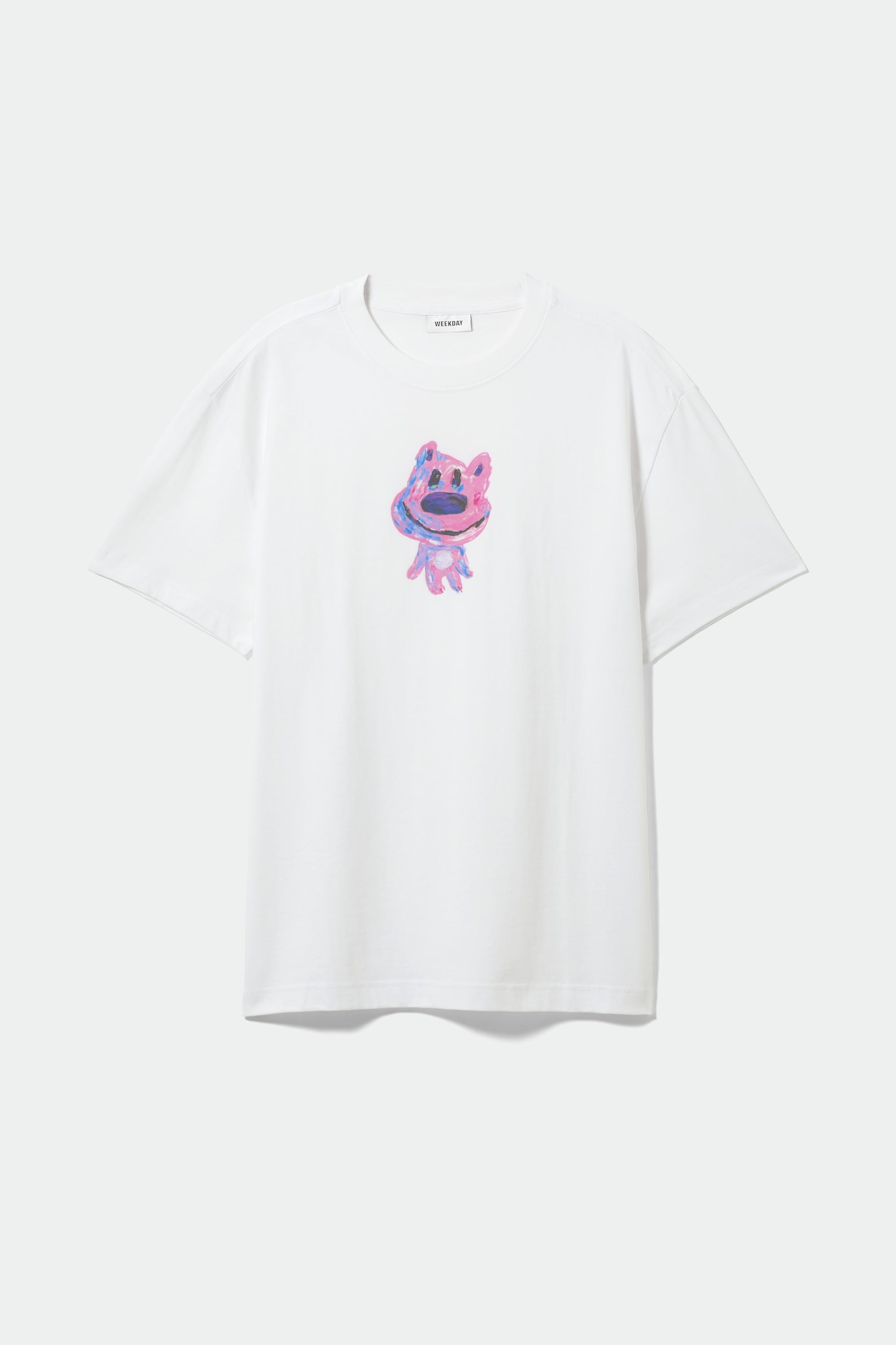 Pinky bear - Oversized Graphic Printed T-shirt - 0