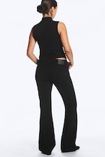 Black Rinse - Black - Nova Low Rise Slim Bootcut Jeans - 4