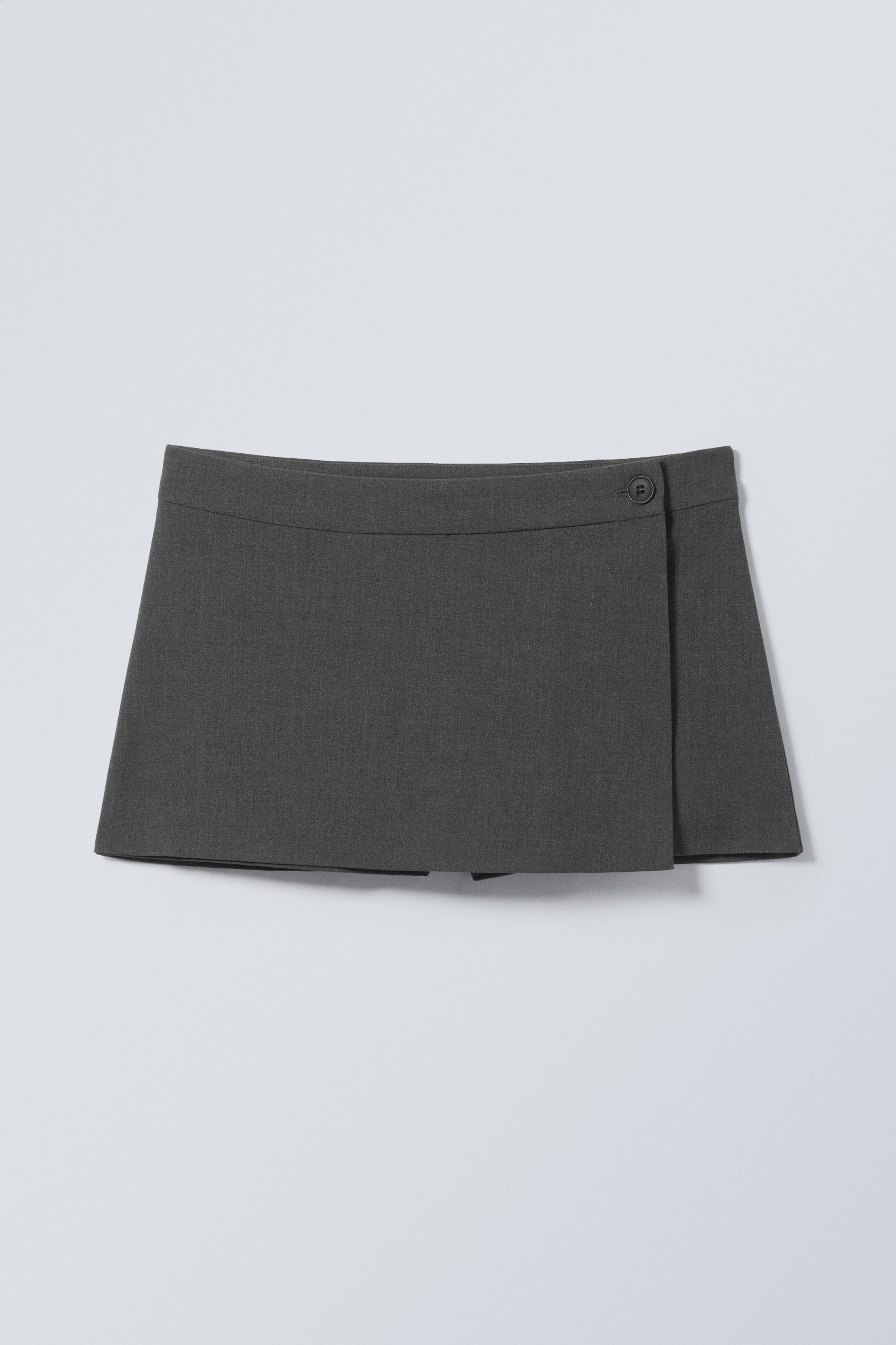 Mörkgråmelerad - Mini kostym-skort - 2