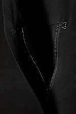 Noir - Robe blazer ajustée en mélange de lin - 5