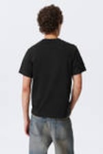 Black - Short Boxy Heavyweight T-shirt - 2