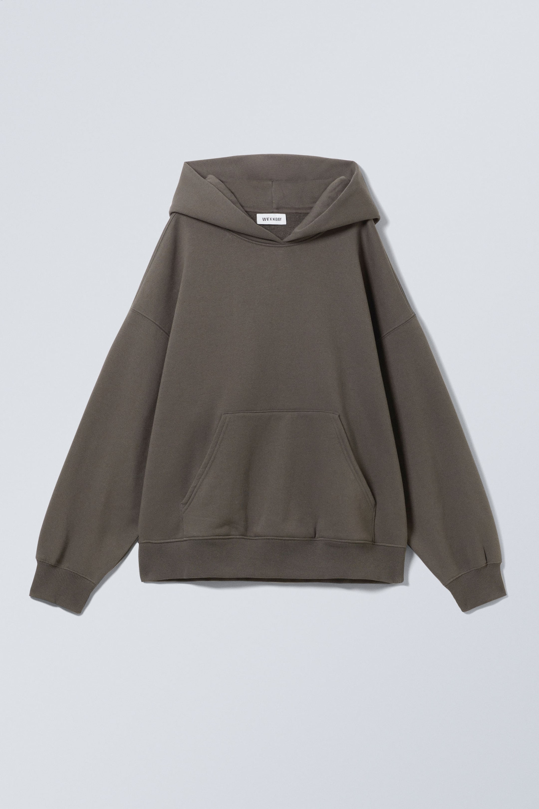 Dark Brown - Oversized Heavyweight Hoodie - 4