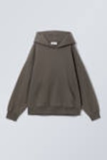Dark Brown - Oversized Heavyweight Hoodie - 4