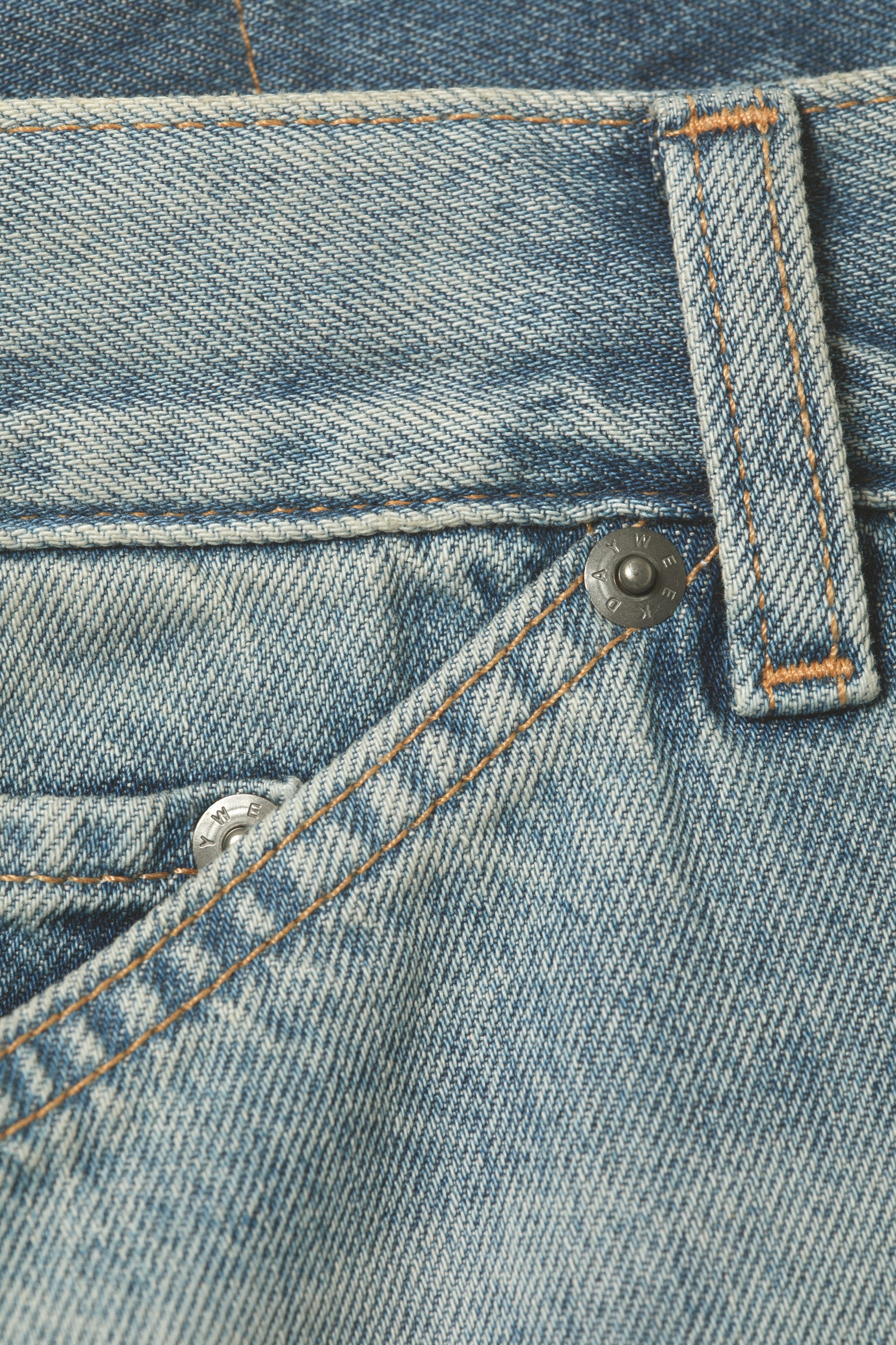 Brick Blue - Hellblau - Astro Shape Loose Baggy Leg Jeans - 2