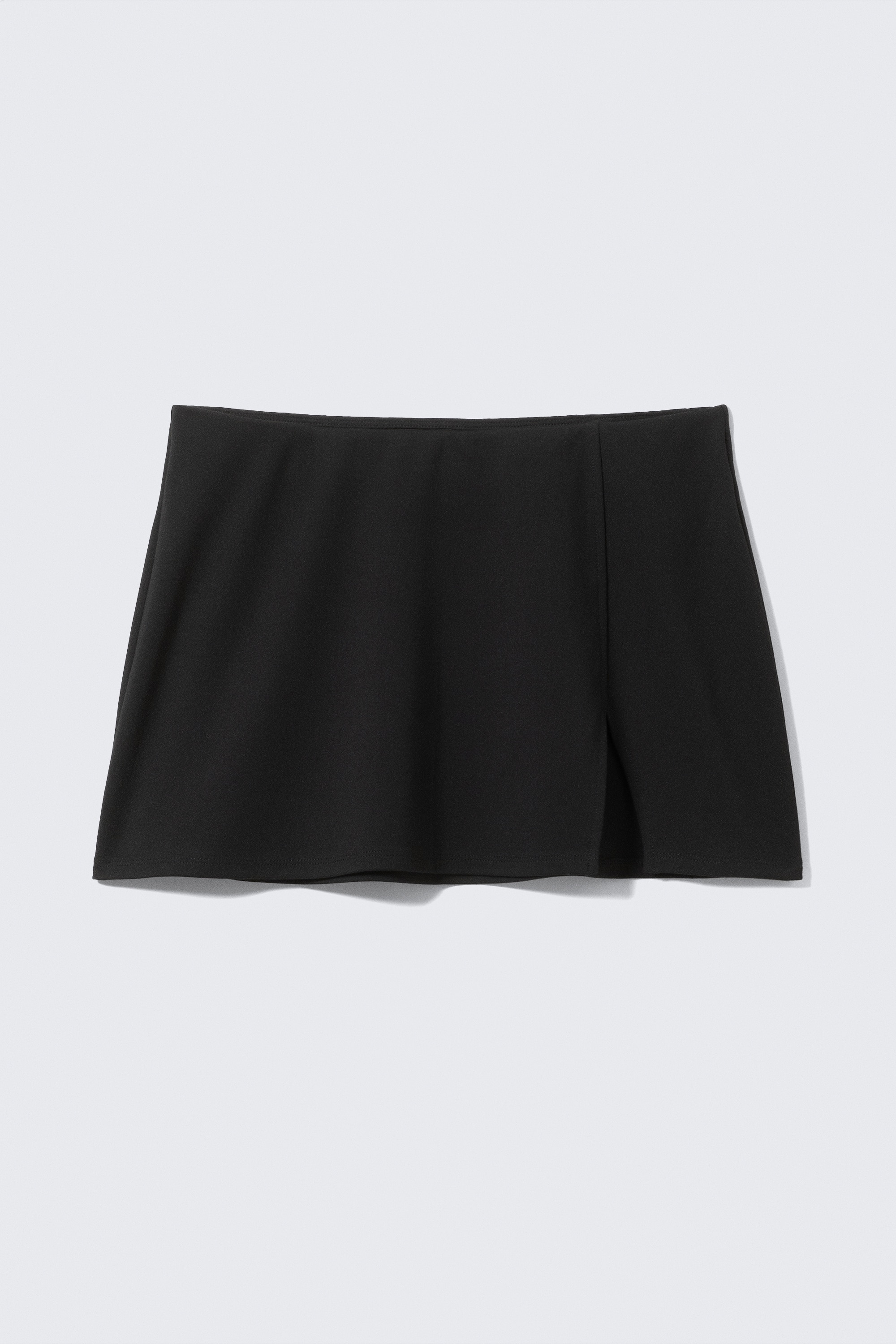 Mini Slit Skirt - Black