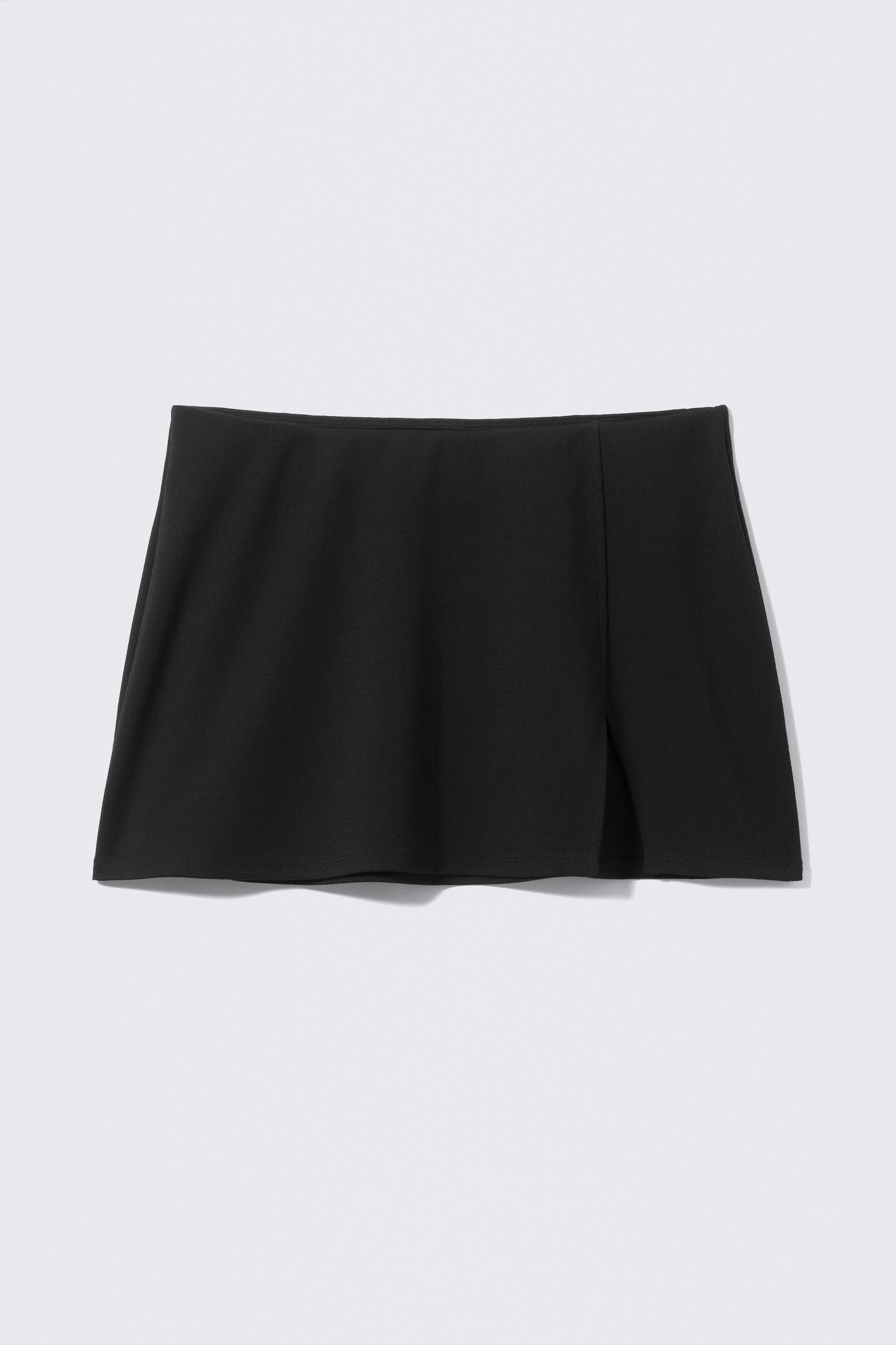 mini slit skirt - Black | Monki WW