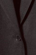 Noir - Blazer en lin mélangé Liv - 1