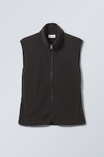 Noir - Gilet en polaire Any - 0