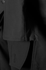 Black - FAUSTINA C OVERSIZED DOUBLE-BREASTED TRENCH COAT - 6