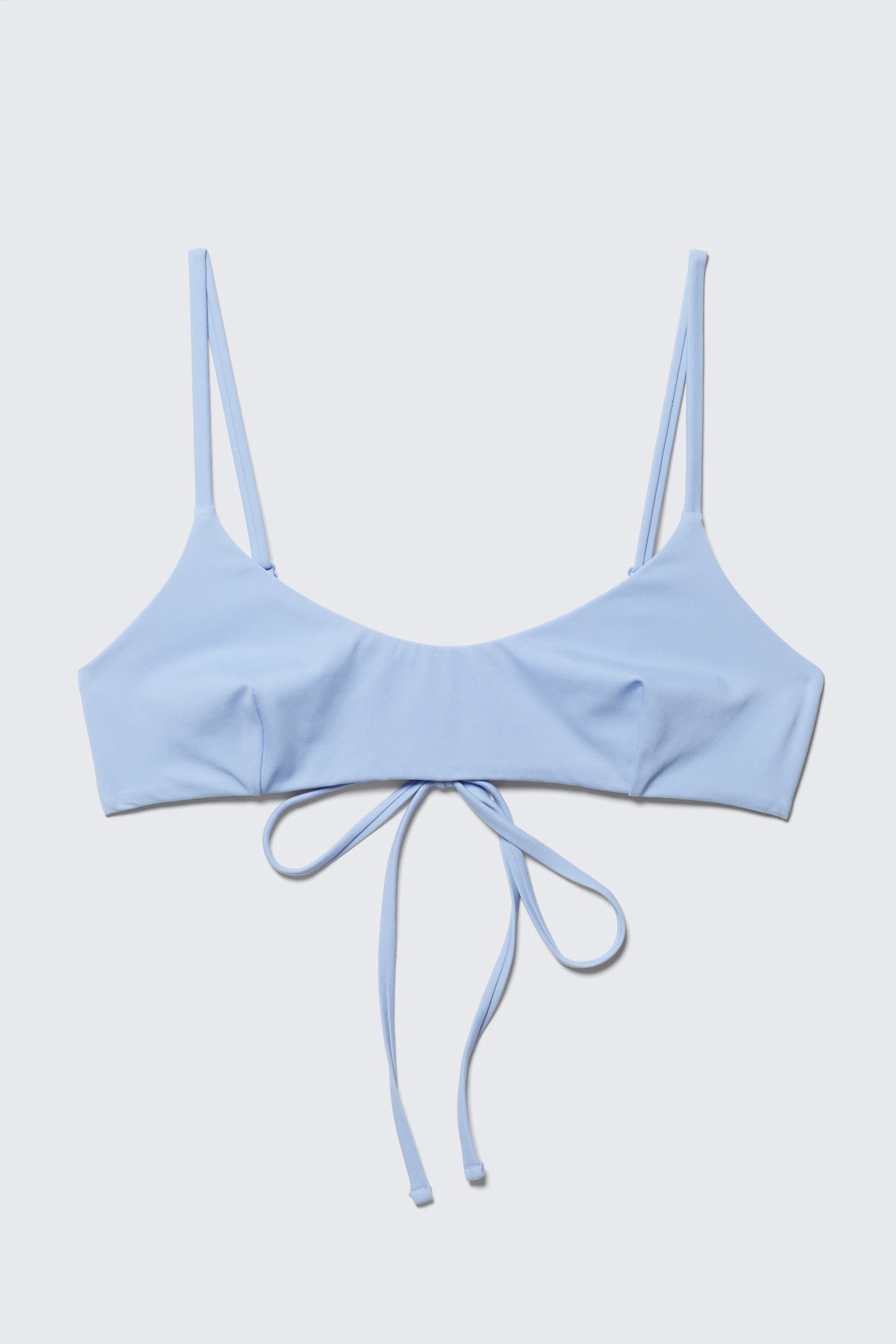 Top de bikini con tiras - Azul claro/Verde claro/Negro/Bright Blue - 5