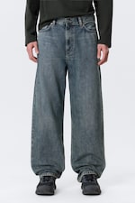 Second Blau - Blau - Galaxy Mid Waist Loose Straight Leg Jeans - 2