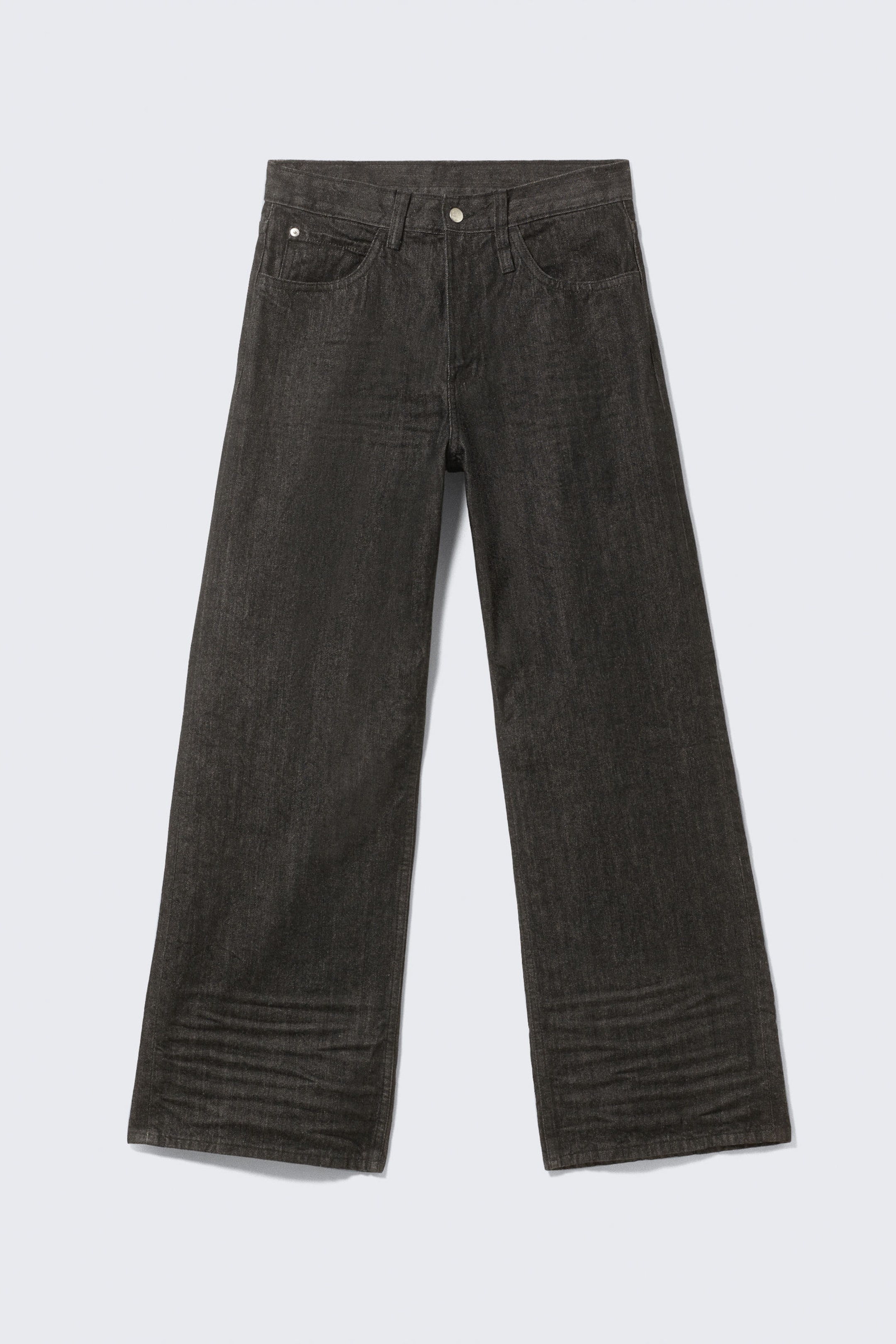 Extra Black Rinse - Looser Regular Waist Loose Straight Jeans - 1