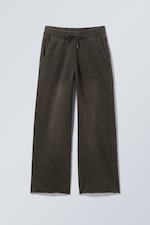 Dunkelgrau gewaschen - Weite Terry-Jogginghose Astro - 0