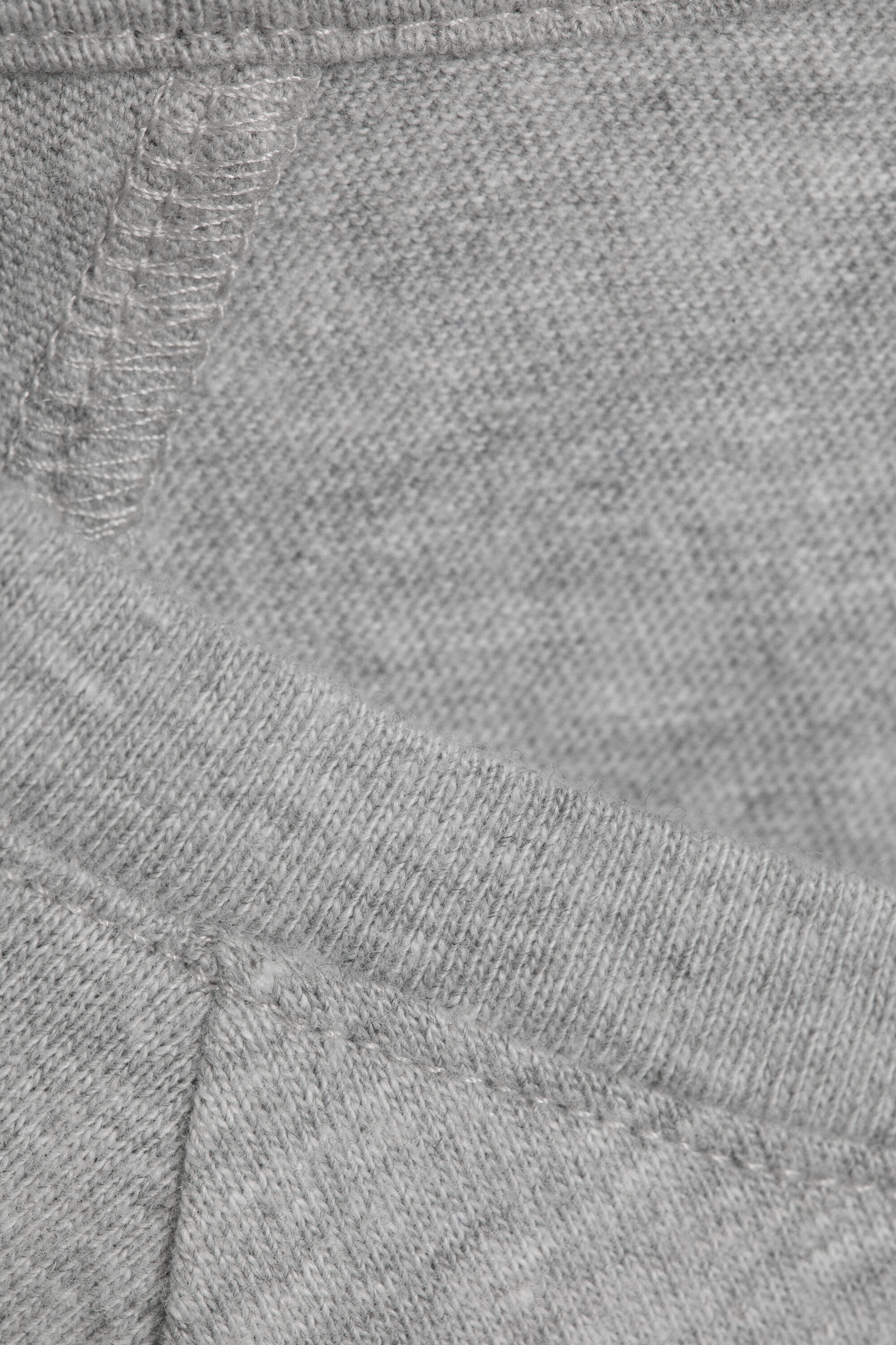 Grey Melange - Short-Sleeved Raglan T-shirt - 5