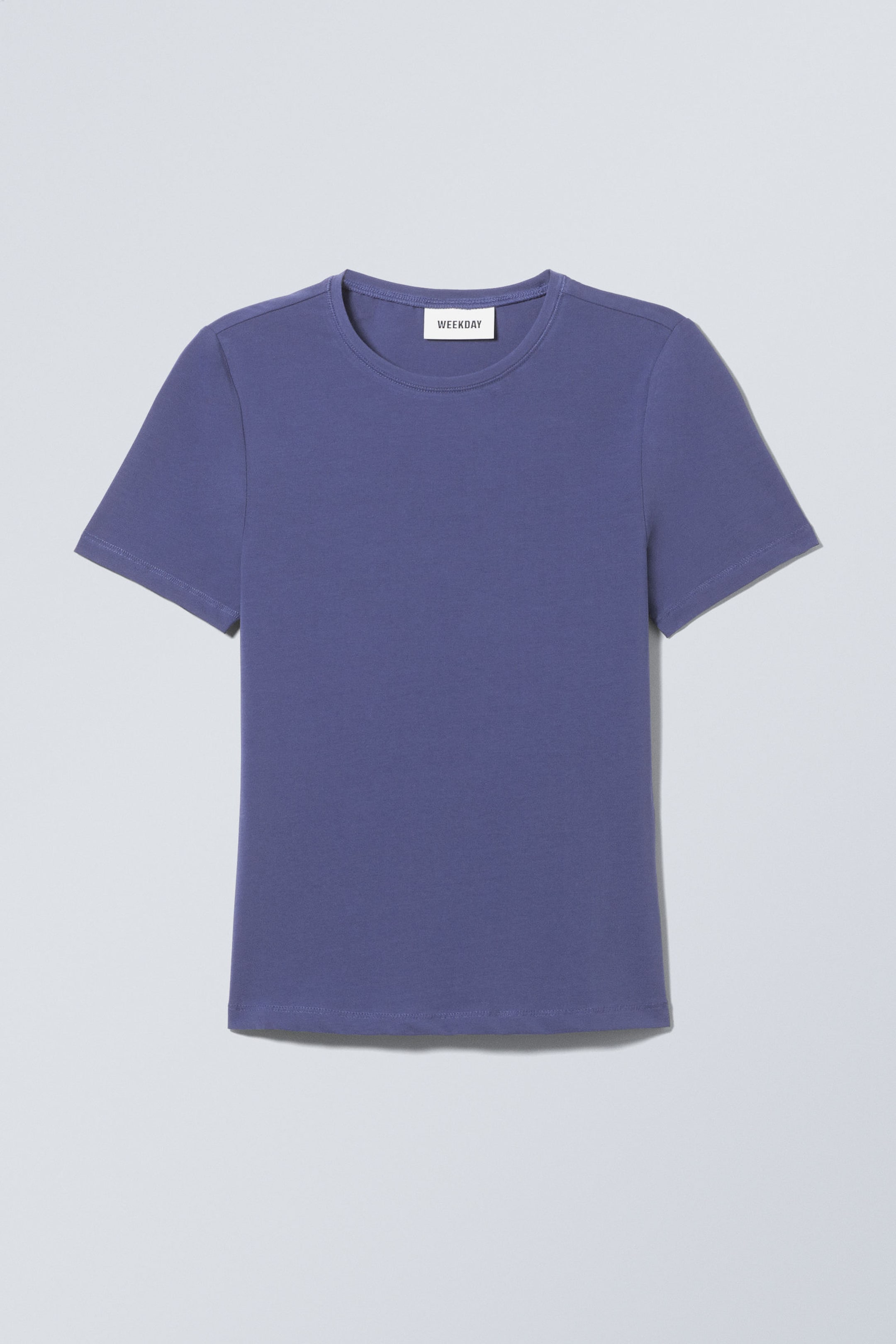Lila - Schmal geschnittenes T-Shirt - 0
