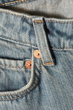 Trove Blue - Medium Blue - Nova Low Rise Slim Bootcut Leg Jeans - 1