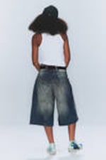 Canyon Blue - Dark Blue - Dunno Loose Fit Carpenter Jorts - 13
