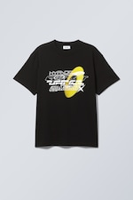 Hypnose Shadows - Oversized Graphic Printed T-shirt - 0