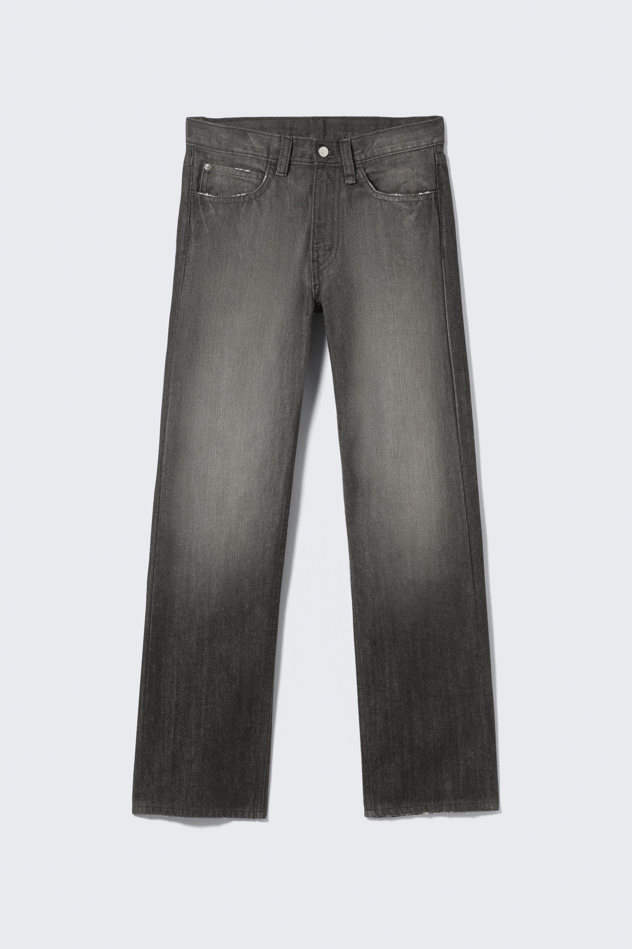 Rubby Black - Anti Unisex Low Waist Regular Straight Jeans - 1