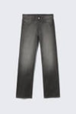 Rubby – Schwarz - Anti – Unisex-Jeans mit niedrigem Bund - 0