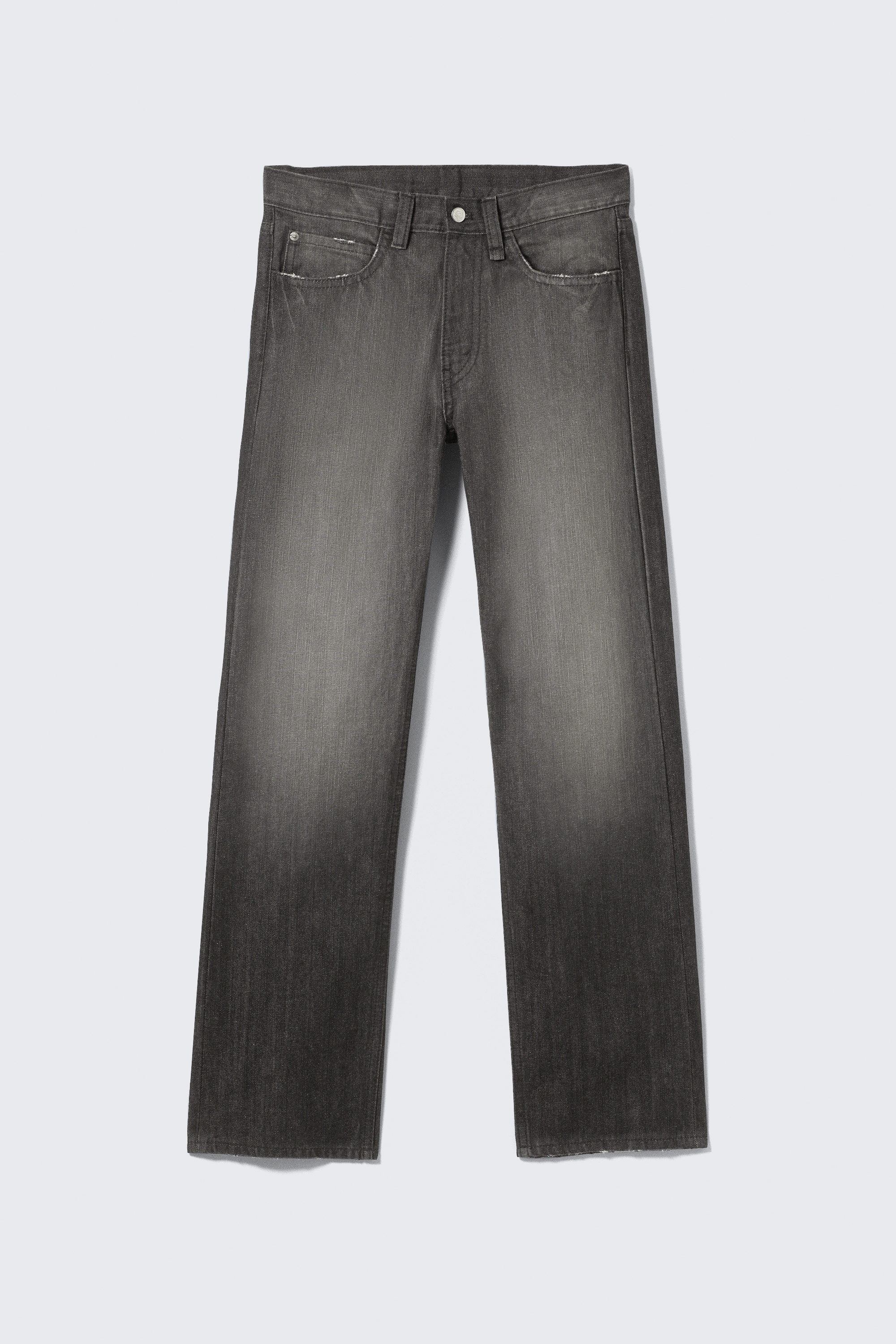 anti unisex low waist regular straight jeans - Rubby Black | Cheap
