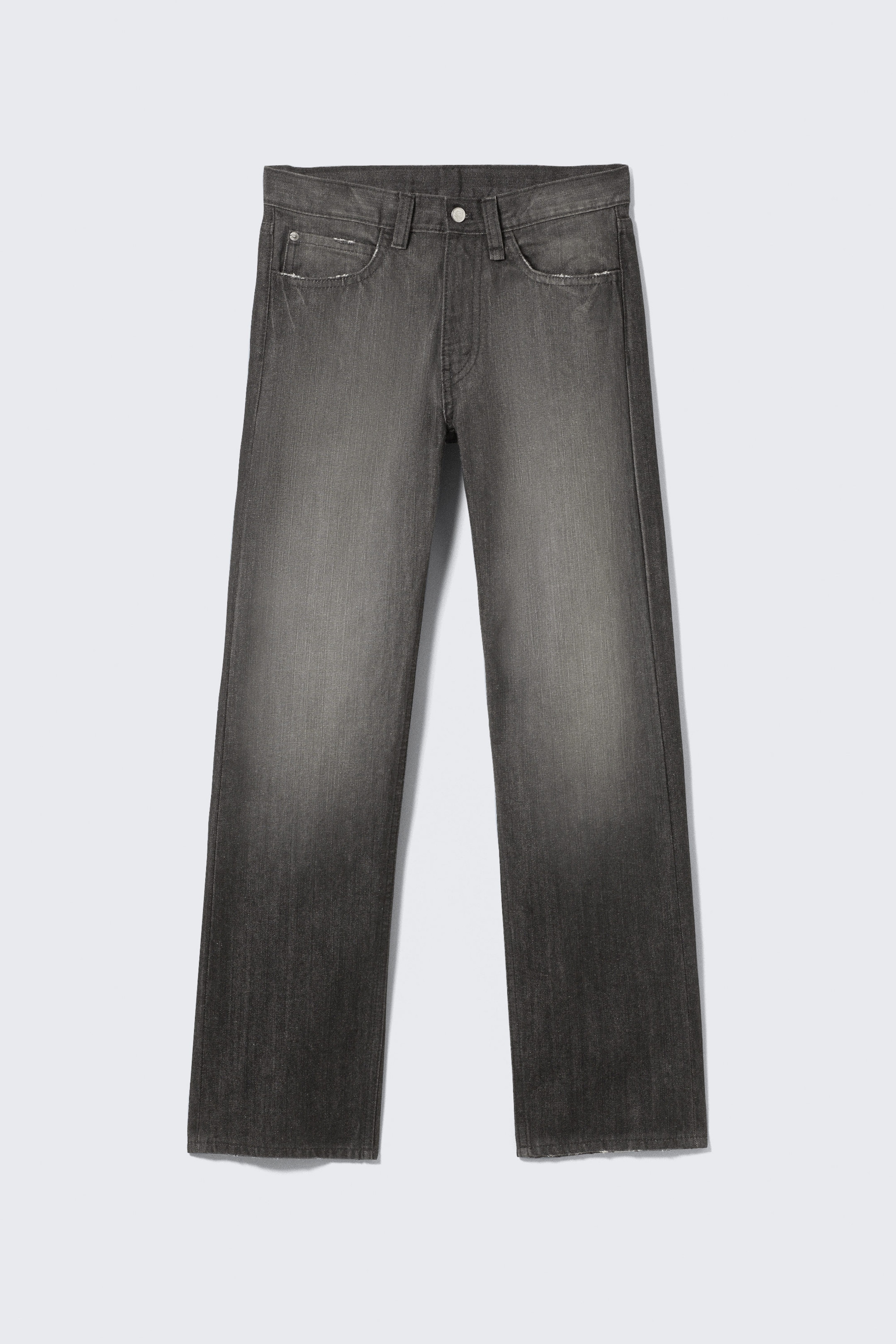 Rubby – Schwarz - Anti – Unisex-Jeans mit niedrigem Bund - 9