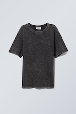 Washed Black - Washed Boxy T-shirt - 0