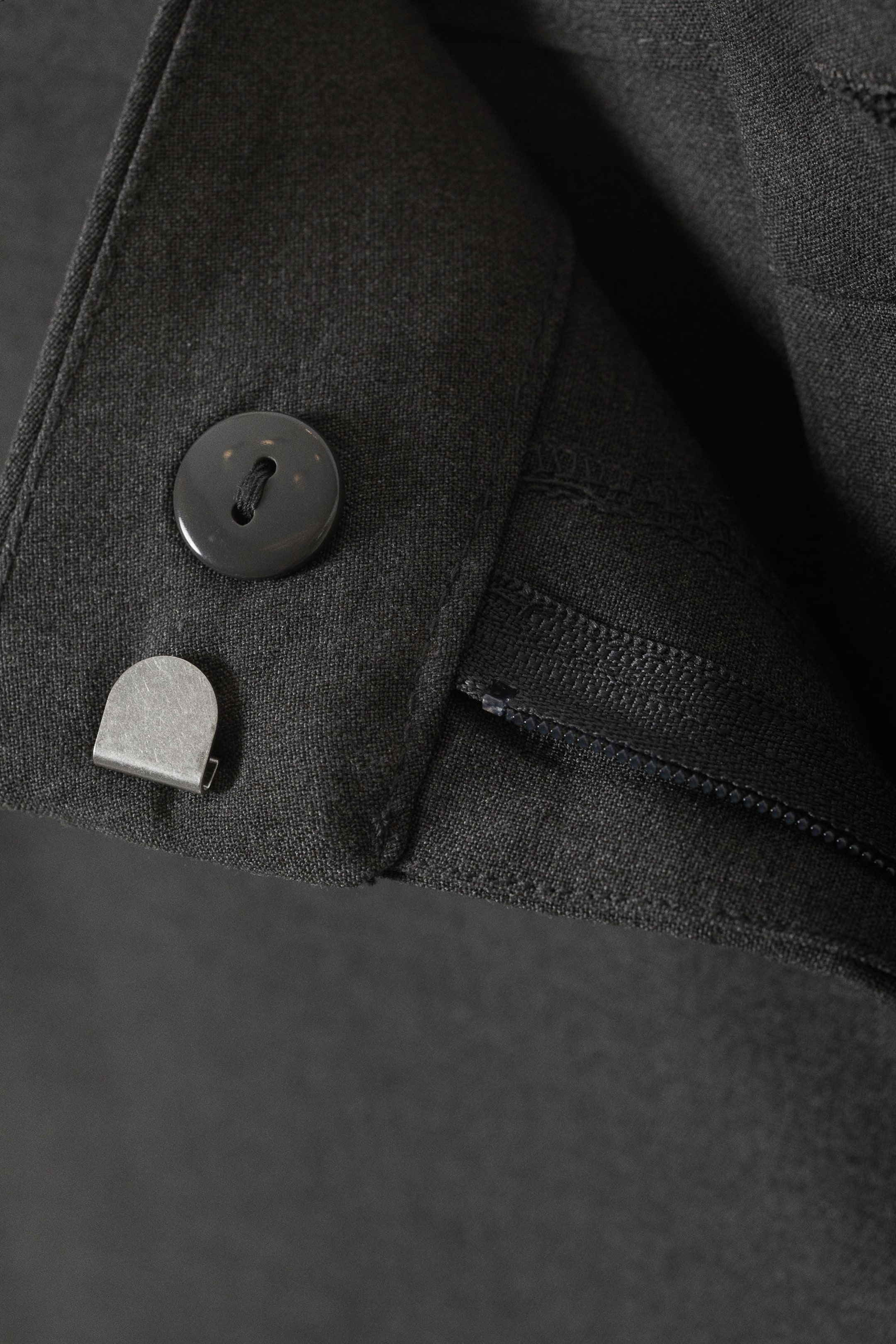 Dark Grey - Flared Suiting Trousers - 4