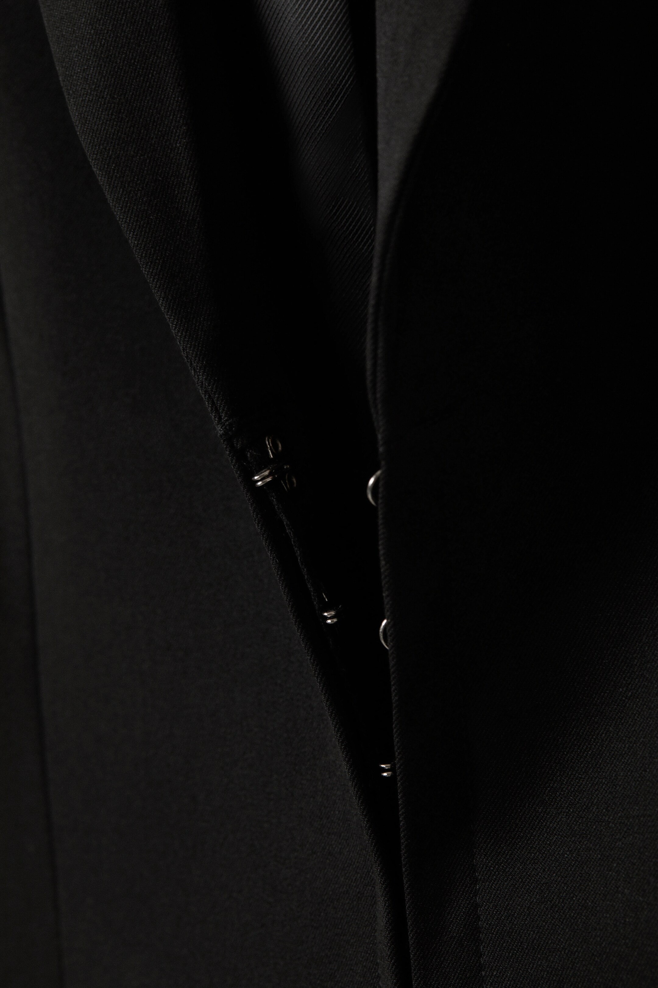 Grotere afbeelding bekijken: Fitted Blazer with Vented Sleeves - Zwart - DAMES | H&M BE 6